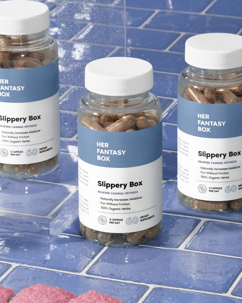 Slippery Box - Slippery Elm Bark Vaginal Moisturizer Capsule - 3 pk - Image 3